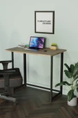 Katlanır Çalışma Masası 50 X 80 Cm Bilgisayar Laptop Mutfak Katlanır Masa Atlantik Çam - 1