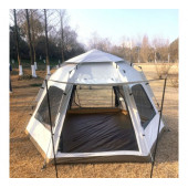 Tam Otomatik Altıgen 8 - 10 Kişilik 280 x 280 x 160 Cm 210D OxFord Kumaş Çadır - 1
