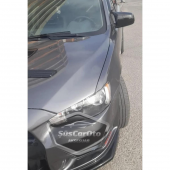 Mitsubishi Lancer 2008-2013 Uyumlu Batman Yarasa Ayna Kapağı Piano Black ABS Plastik thumbnail 3