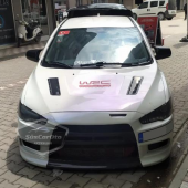 Mitsubishi Lancer 2008-2013 Uyumlu Batman Yarasa Ayna Kapağı Piano Black ABS Plastik thumbnail 6