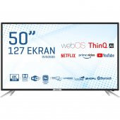 Onvo OV50500 4K Ultra HD 50" 127 Ekran Uydu Alıcılı webOS Smart LED TV - 1