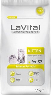 LaVital Somonlu Yavru Kedi Maması 1,5 Kg - 1