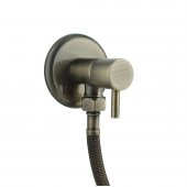 FKN Çubuk Başlı Pirinç Antik Taharet Musluğu Spiralli - 1