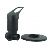 FKN Siyah Ankastre Sıcak Soğuk Taharet Musluk - 3