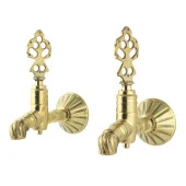 FKN LPD İkili Burmalı Sarı Osmanlı Musluk thumbnail 1