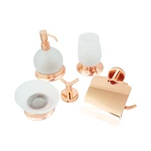 FKN Bakır Buzlu Camlı Tombik Sıvı Sabunluk thumbnail 2