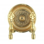 FKN İkili Hamam Taslı Lüx Perlatörlü Sarı Osmanlı Musluk - 1