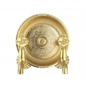 FKN İkili Hamam Taslı Lüks Tuğralı Sarı Osmanlı Musluk thumbnail 1