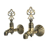 FKN LPD İkili Burmalı Antik Osmanlı Musluk thumbnail 1