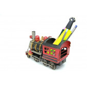 Dekoratif Metal Lokomotif Kalemlik C0792 Model-M42 - 3