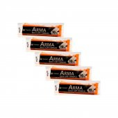 Arma Standart Büyük Boy 50 Litre Çöp Torbası Poşeti / 65 x 80 Cm - Siyah - 10 Adetlik 5 Rulo - 2