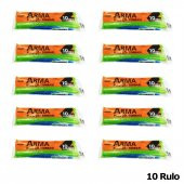 Arma Standart Büyük Boy 50 Litre Çöp Torbası Poşeti / 65 x 80 Cm - Mavi - 10 Adetlik 10 Rulo - 2