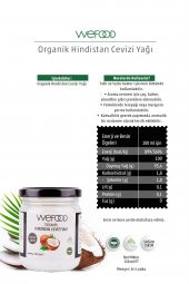Wefood Organik Hindistan Cevizi Yağı 150 ml (Soğuk Sıkım) - 3