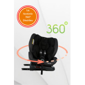 Maxi Taxi Safe Travel 0-36 Kg 360° Dönebilen Isofix Oto Koltuğu Siyah - 4