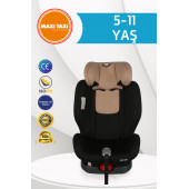 Maxi Taxi Safe Travel 0-36 Kg 360° Dönebilen Isofix Oto Koltuğu Krem - 6