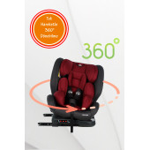 Maxi Taxi Safe Travel 0-36 Kg 360° Dönebilen Isofix Oto Koltuğu Bordo - 3