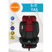 Maxi Taxi Safe Travel 0-36 Kg 360° Dönebilen Isofix Oto Koltuğu Bordo - 6