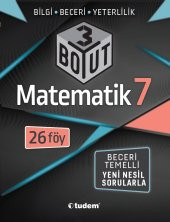 Tudem 7. Sınıf Matematik 3 Boyut Yeni Nesil Sorular 2023 - 1
