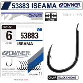 Owner 53883 Iseama Black Chrome Çupra Mercan Sazan Olta İğnesi - 2