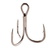 Owner 5621 ST-21 Treble Üçlü Rapala Olta İğnesi Black Chrome - 1