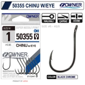 Owner 50355 Chinu W/ Eye Gun Olta İğnesi Black Chrome - 2