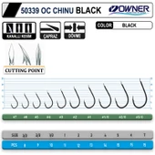 Owner 50339 Cut Chinu Olta İğnesi Black Chrome - 3