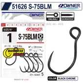 Owner 51626 S-75BLM Damaksız Olta İğnesi Black Chrome - 2