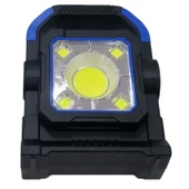 Powemaster 3 Çalışma Modlu Güneş Enerjili Cob Ledli Taşınabilir Şarjlı Solar Lamba Kamp Lambası Powerbank Özellikli - 1