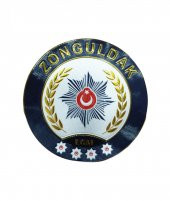Zonguldak EGM Arması Polis Akıncı Askeri Malzeme - 1