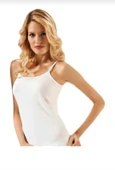 TUTKU 0135 BAYAN RİBANA İP ASKILI ATLET 6 ADET  2XL GRİ - 1