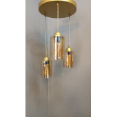 3'LÜ GOLD BORU CAMLI SARKIT AVİZE - 2