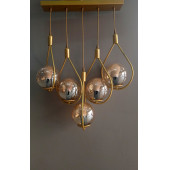 GOLD DAMLA SARKIT AVİZE 5'Lİ - 1