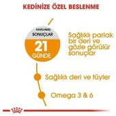 Royal Canin Hair and Skin Care 2 kg Hassas Deri Sahibi Kediler için Mama - 5