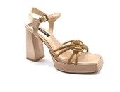 VENÜS 23101321Y PLATFORM TOPUK TAŞLI ABİYE KADIN SANDALET - 2