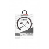 EP97 Kablosuz Bluetooth Kulaklık Wireless Stereo Mikrofon Boyun Askılı Deri Sporcu Super Bass - 2