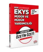 Editör 2026 MEB EKYS Müdür ve Yardımcılığı Özetin Özeti Editör Yayınları thumbnail 2
