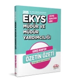 Editör 2025 MEB EKYS Müdür ve Yardımcılığı Özetin Özeti Editör Yayınları - 2