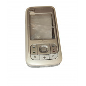 Nokia 6110N Full Kasa Kapak Tuş Takımı 6110N Uyumlu Beyaz Renk Orta Kasa Ön Kapak Arka Kapak - 2