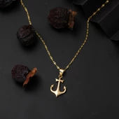 Deniz Çapası 14 Ayar Altın Kolye thumbnail 4