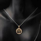 Yaşam Ağacı 14 Ayar Altın Kolye Ucu thumbnail 2