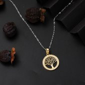 Yaşam Ağacı 14 Ayar Altın Kolye Ucu thumbnail 4