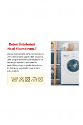 Ham Keten Krem 2li Vintage Runner (40 x 80) - 4