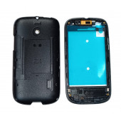 Turkcell T20 Kapak Huawei U8650 uyumlu Siyah ön Kapak Arka Kapak - 3