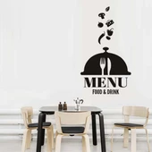 Restoran Yemekhaneler Dekorasyonu İçin Dekoratif Sticker Çıkartma - 1