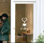 Cafe Coffe Restoran Dekorasyonu İçin Dekoratif Sticker Çıkartma - 1