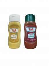 Dr. Pan 2li Şekersiz Sos Paketi Hardal ve Sriracha Sosu 260 gr X 2 Adet Şekeriz Düşük Kalorili - 1