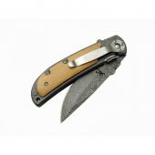 BİL-TEK SHOP Outdoor Browning Çakı Damascus 338B DMS 21,5 CM - 3