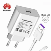 Orjinal Huawei Honor 5 Super Charge 4A 40W Hızlı Şarj Cihazı ve Micro USB Data Kablosu - 1