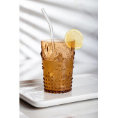 Akrilik Bal Tekli Kısa Bardak & Su Meşrubat Kahve Yanı Bardağı 400 ml ( Cam Değildir ) - 1