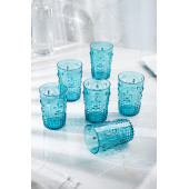 Akrilik Aquamarin 6lı Kısa Bardak & Su Meşrubat Kahve Yanı Bardağı 400 ml ( Cam Değildir ) - 2